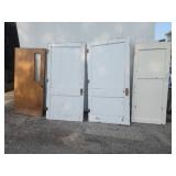 Older house doors two  42" 40" and 32"