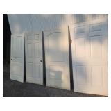 Two 36" doors 34"& 32" interior doors.