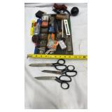 Vintage Scissors and Office Supplies