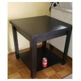 Black end table