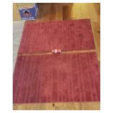 2 throw rugs