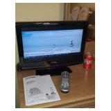 Sylvania flat screen TV with Built-in DVD