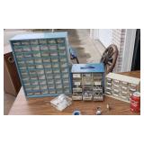 Parts cabinets full of hardware