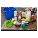 Car cleaning supplies