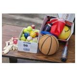 Basketball, footballs, baseballs and more