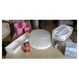 Britain Ultramax water purifier, cake stand