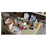 Light bulbs, cleaners, toiletry items