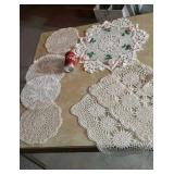 Old lace doilies