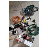Outdoor Christmas lights, Timers, Extension Cords