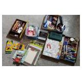 Office supplies, crayons & more