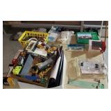 Toys, Shoeshine kit,  Old  time gas station