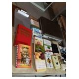 Books, Briefcase, aluminium clipboard with storage