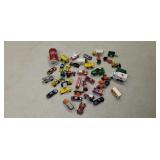 Hot Wheels and Ertl toys.