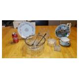 Solid ball lead crystal tea cups