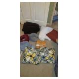 Heating pad blanket mattress pad neck supports