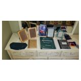 Picture frames and purse