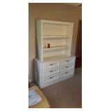 Dresser with bookcase top
