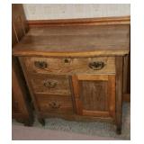 Oak Wash Stand  31 x 18 x 31