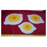 Pyrex Sunflower Lids