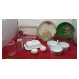 Hoosier Cabinet blank paneled glass jars , Tag