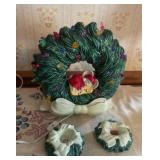 Vintage Tampa Bay Christmas Wreath With Mouse and