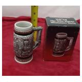 Avon Age of the iron horse mini Stein ,original