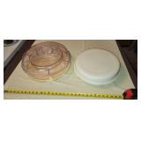 Vintage Tupperware Divided Serving Vegetable Tray