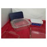 Casserole includes Pyres w glass and plastic