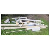 PVC  plastic pipe 3" 4" & fittings