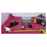 Youth googles, flip Motorola phone Kodak camera