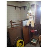 Old baby bed, potty, seing and more