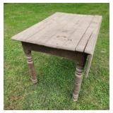 Antique table rough shape