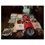 Avon Decorative Plates mostly Christmas