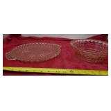 Pink depression glass