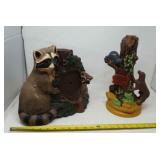 Ceramic Racoon Decor