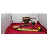 Metal Strainer On A Stand