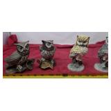 Owl Figurines Including Homco