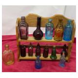Mini bottles w shelf