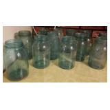 12 Quart Blue Ball Jars small mouth
