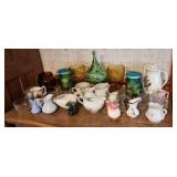 Pitcher, Glassware, Avon, Princess House, Fire
