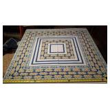 Vintage Tableclothes geometric and Mexician