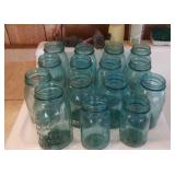 Blue Ball Quart canning jars , 2 pints