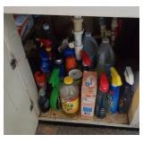 Cleaning supplies , batteries