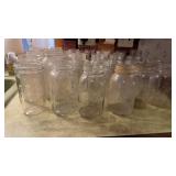 Canning jars quarts , ball, atlas, kerr