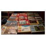 Old interlocking puzzle pictures