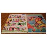 Frame Mickey Mouse tray puzzle 1958, and 1970