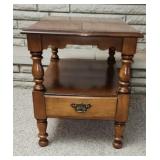 Young Replubic Maple End Table 19 x 27.5 x 21.5