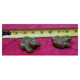 Vintage Anatomically Correct Ceramic Frogs