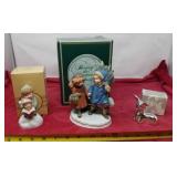 Avon Christmas Porcelain musical Figurine memory
