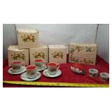 Avon Strawberry porcelain demi cups 4 , 2